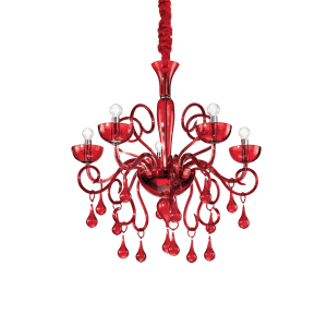 Lustră LILLY SP5 ROSSO, 073453