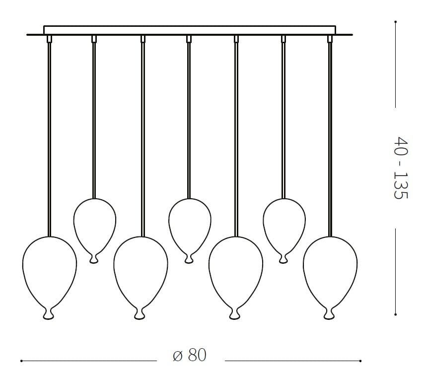 Lustra CLOWN SP7 COLOR - imagine 2