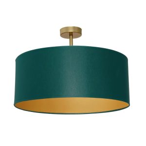 Plafonieră BEN MLP6453 Verde și Auriu Satinat